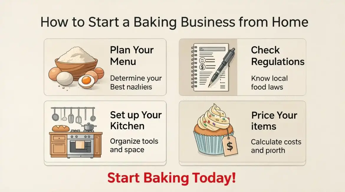 How to Start a Baking Business from Home – The Complete 2026 Guide
