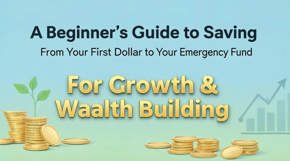 A Beginner's Guide to Saving From Your First Dollar to Your Emergency Fund For Growth & Wealth Building