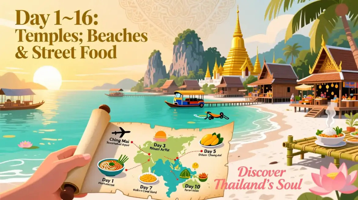 A Perfect 10 Day Thailand Itinerary Temples, Beaches, and Street Food Adventures