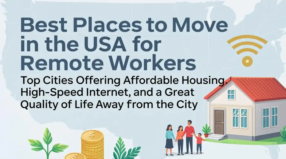 Best Places to Move in the USA for Remote Workers Top Cities Offering Affordable Housing, High Speed Internet, and a Great Quality of Life Away From the City