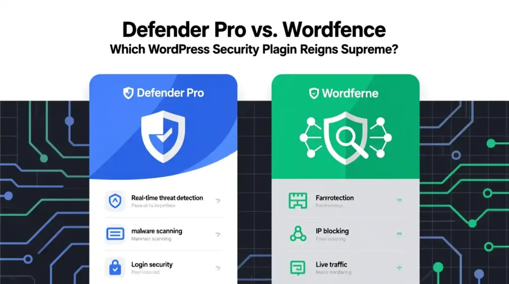 Defender Pro vs. Wordfence Which WordPress Security Plugin Reigns Supreme Defender Pro vs. Wordfence Which WordPress Security Plugin Reigns Supreme