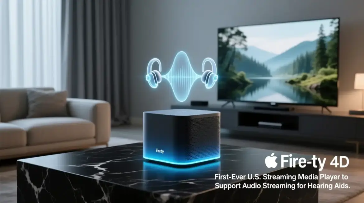 Fire TV Cube Becomes First Ever U.S. Streaming Media Player to Support Audio Streaming for Hearing Aids A Breakthrough in Inclusive Entertainment