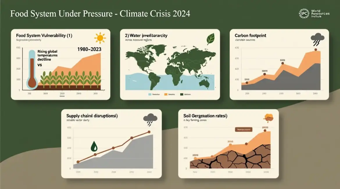 Five charts that show why our food is not ready for the climate crisis