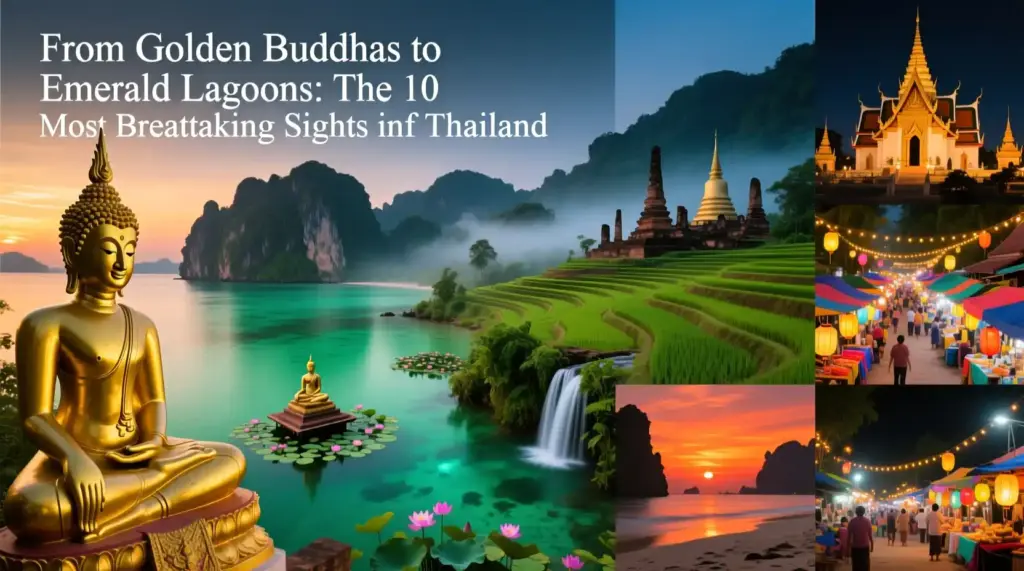 From Golden Buddhas to Emerald Lagoons The 10 Most Breathtaking Sights in Thailand