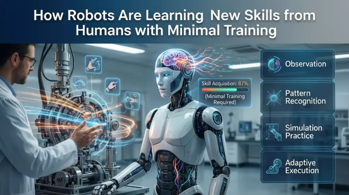 How Robots Are Learning New Skills from Humans with Minimal Training