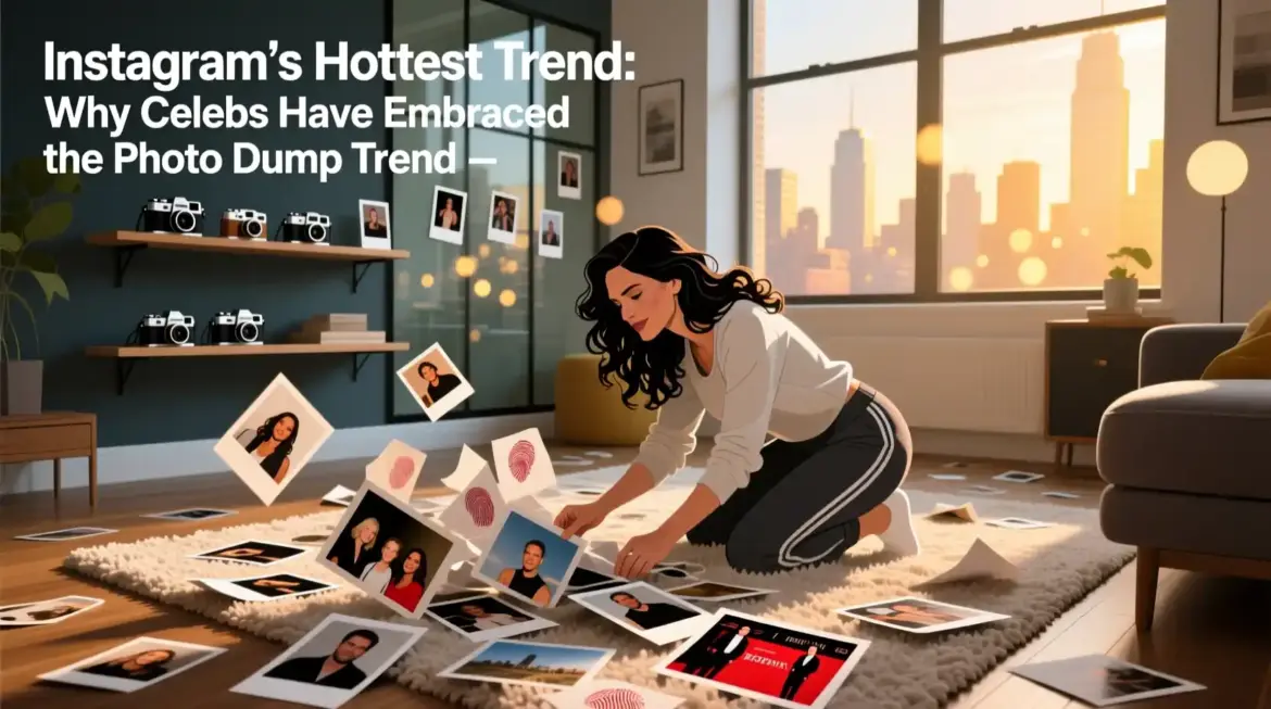 Instagram’s Hottest Trend Why Celebs Have Embraced the Photo Dump Trend