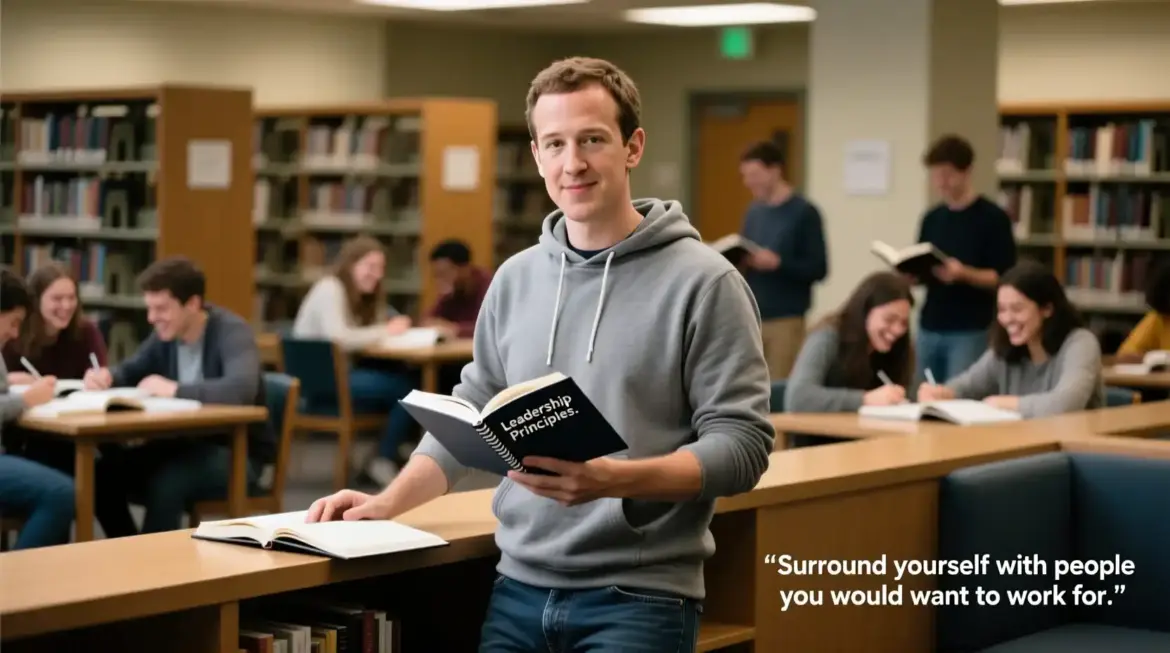 Mark Zuckerberg's advice for college kids is to surround yourself with people you would want to work for
