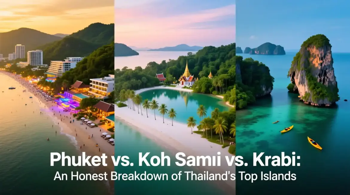 Phuket vs. Koh Samui vs. Krabi An Honest Breakdown of Thailand's Top Islands