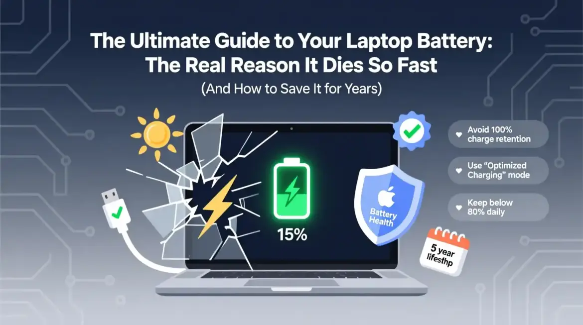 The Ultimate Guide to Your Laptop Battery The Real Reason It Dies So Fast (And How to Save It for Years)