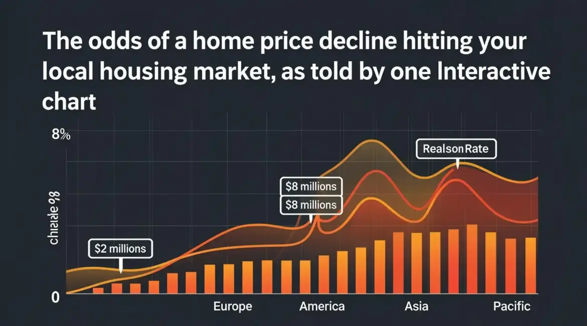 The odds of a home price decline hitting your local housing market, as told by one interactive chart