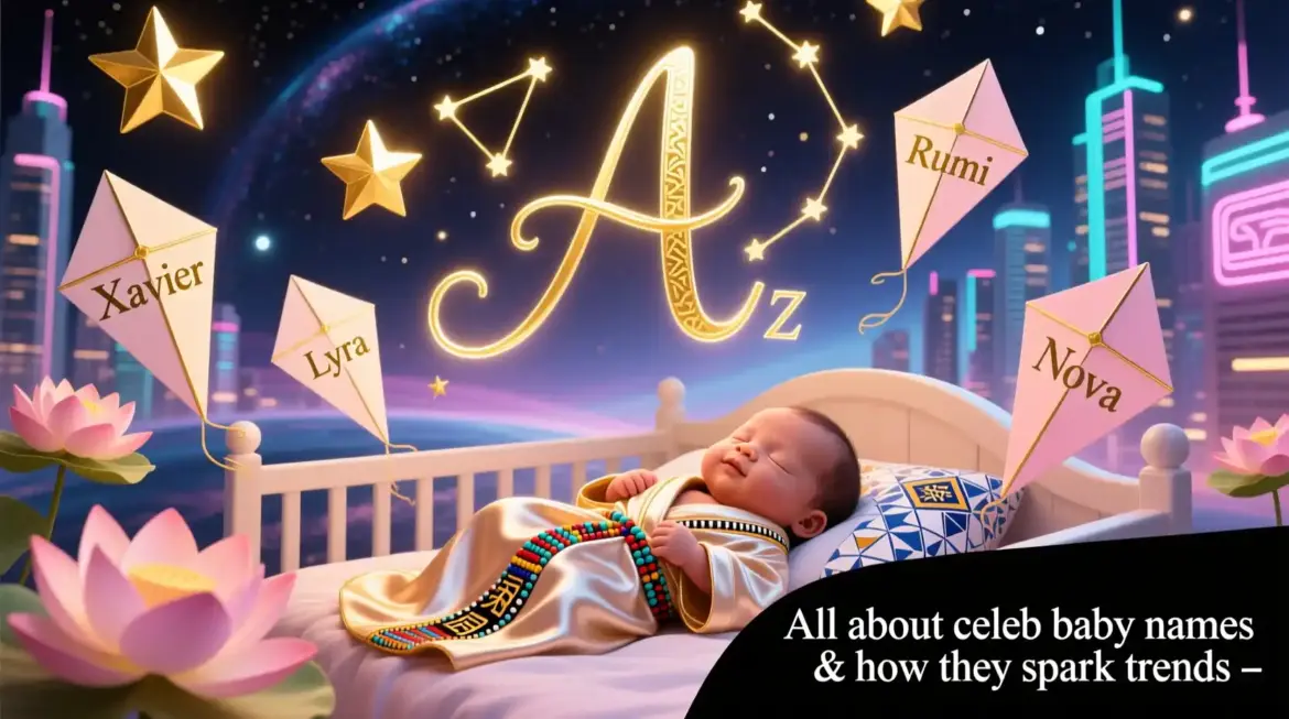 Unique, exotic, lucky All about celeb baby names and how they spark off trends