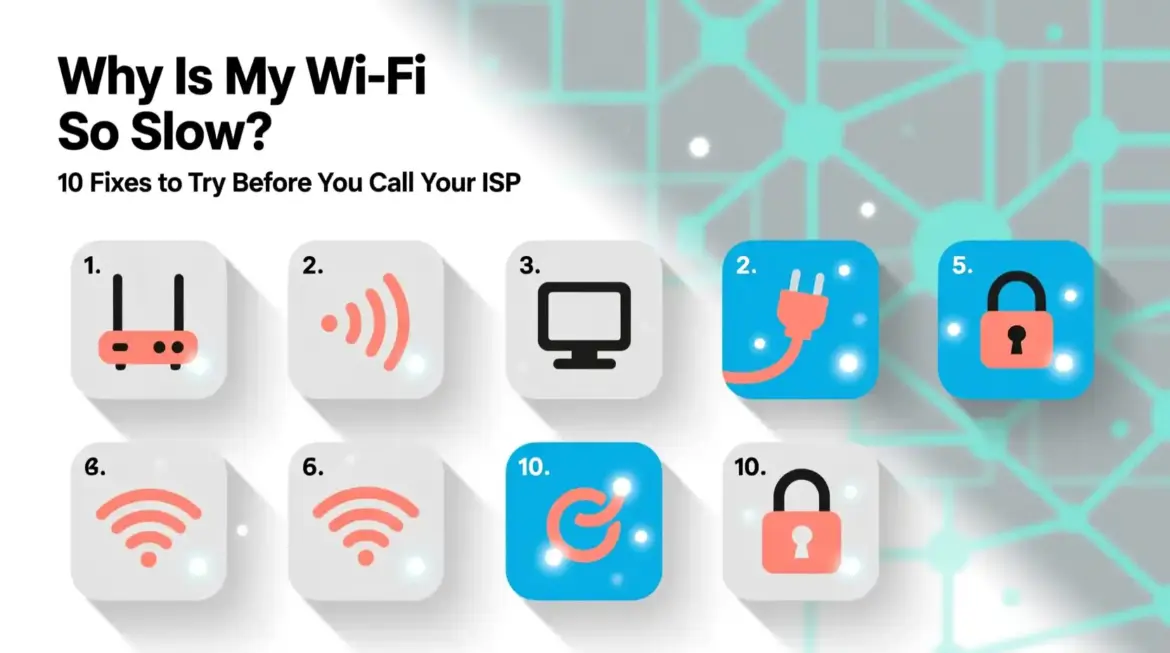 Why Is My Wi Fi So Slow 10 Fixes to Try Before You Call Your ISP