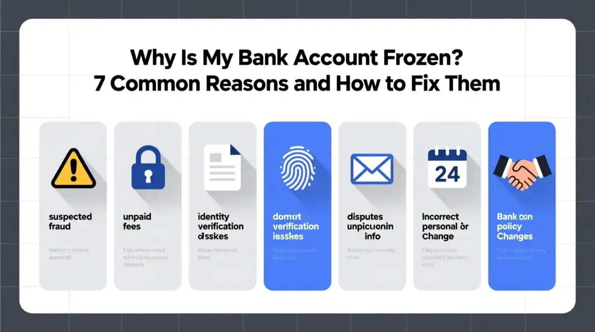 Why Is My Bank Account Frozen 7 Common Reasons and How to Fix Them