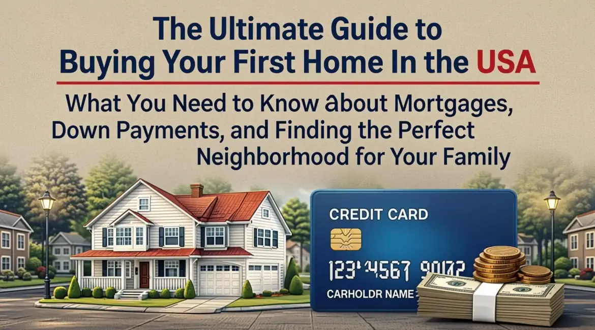 The Ultimate Guide to Buying Your First Home in the USA What You Need to Know About Mortgages, Down Payments, and Finding the Perfect Neighborhood for Your Family