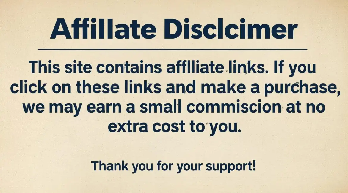Affiliate Disclaimer