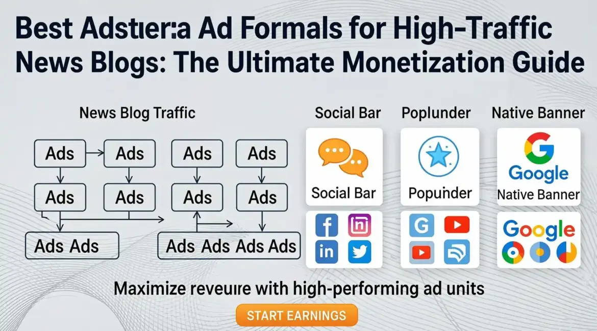 Best Adsterra Ad Formats for High Traffic News Blogs The Ultimate Monetization Guide