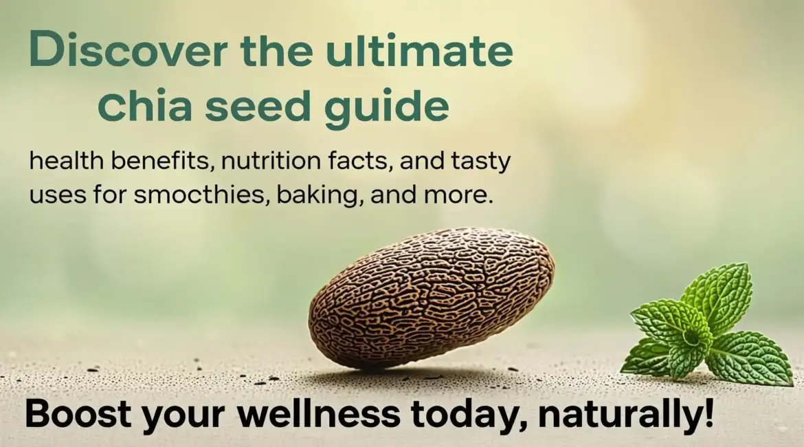 Discover the ultimate chia seed guide—health benefits, nutrition facts, and tasty uses for smoothies, baking, and more. Boost your wellness today, naturally!