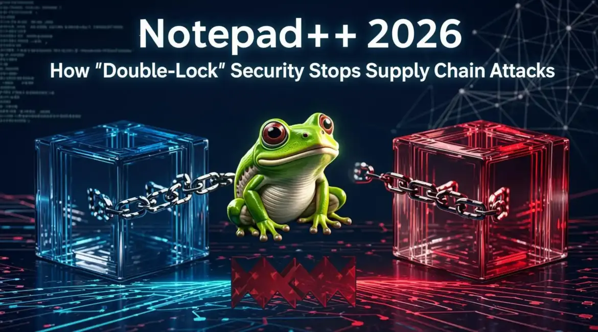 Notepad++ 2026 How Double Lock Security Stops Supply Chain Attacks