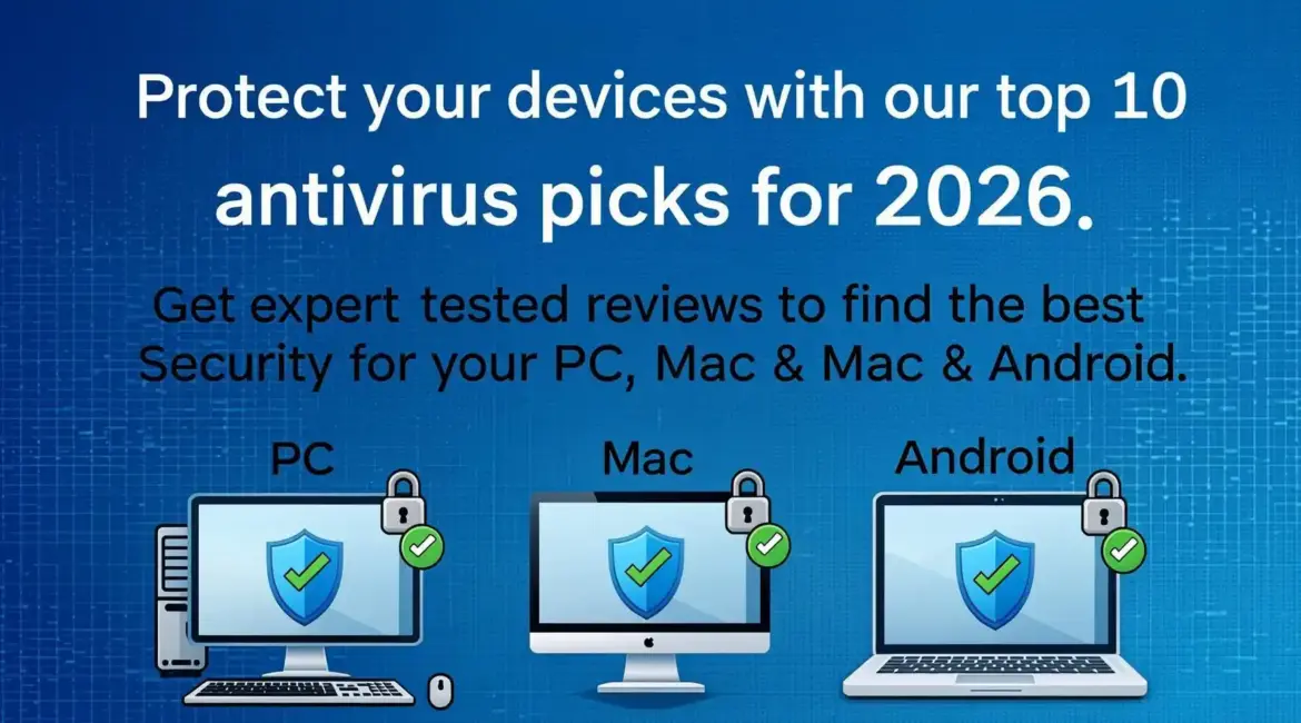 Protect your devices with our top 10 antivirus picks for 2026. Get expert tested reviews to find the best security for your PC, Mac & Android.