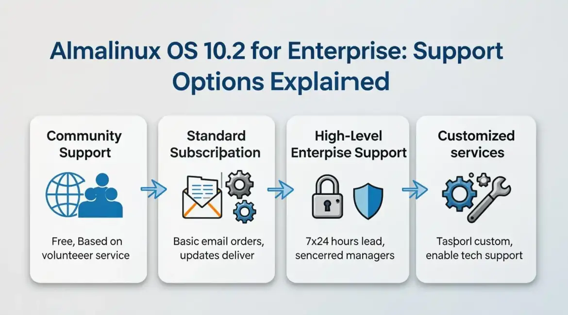 AlmaLinux OS 10.2 for Enterprise Support Options Explained