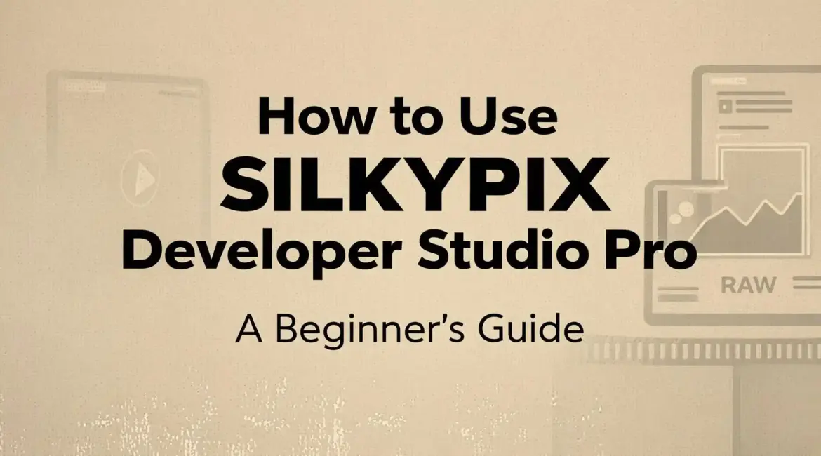 How to Use SILKYPIX Developer Studio Pro – A Beginner’s Guide
