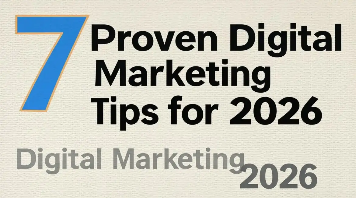 7 Proven Digital Marketing Tips for 2026